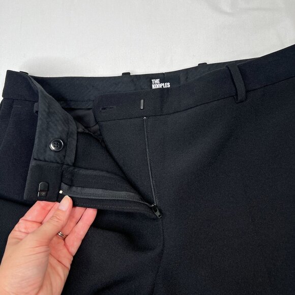 NWT The Kooples Classic Crepe Stretch Dress Pants Professional Black FR 40 US 8 - Picture 9 of 12